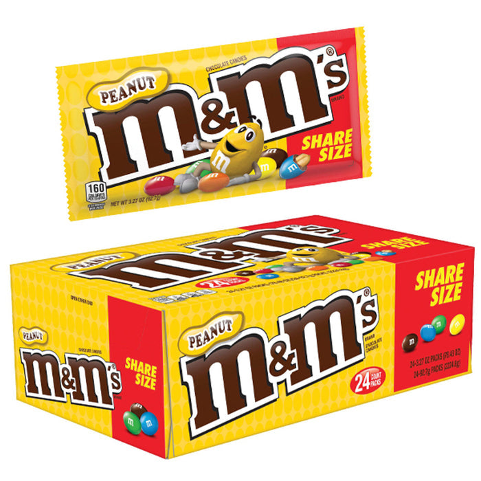M&Ms 3.14 Oz Peanuts Share Size - My Store wholesale supplier A1 main