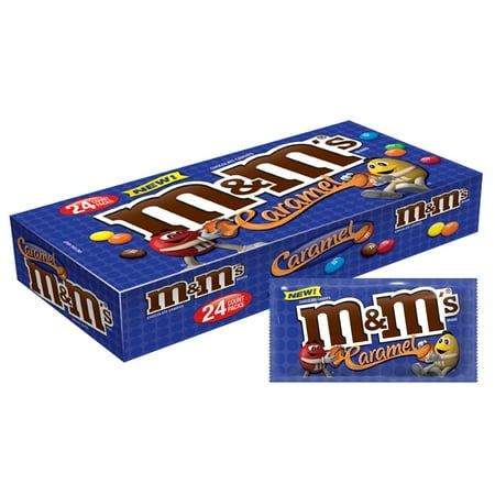 M&m's Caramel 24 Count Singles 1.41 Oz Pouch Size Party Candy - My Store wholesale supplier A1 main