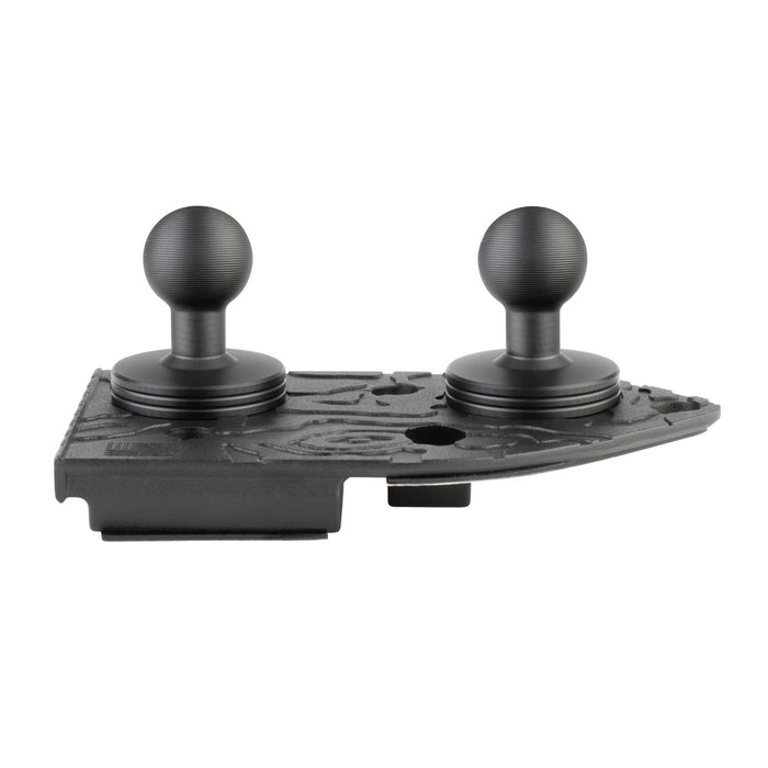 Mounting Base for 2018-2023 Jeep Wrangler JL + 2020-2023 Jeep Gladiator - Passenger Side Dual Ball