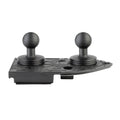 Mounting Base for 2018-2023 Jeep Wrangler JL + 2020-2023 Jeep Gladiator - Passenger Side Dual Ball