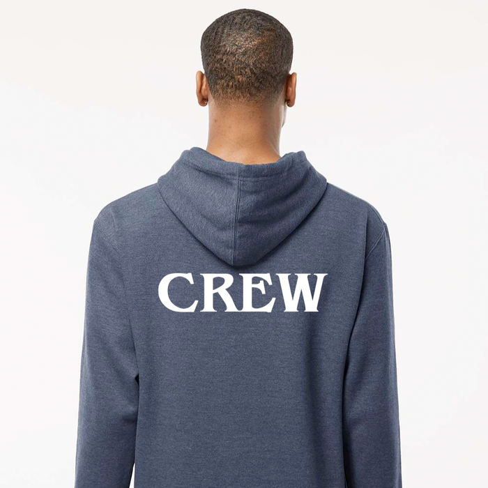 Murder Mill Fleece Hooded Sweatshirt - Heather Denim