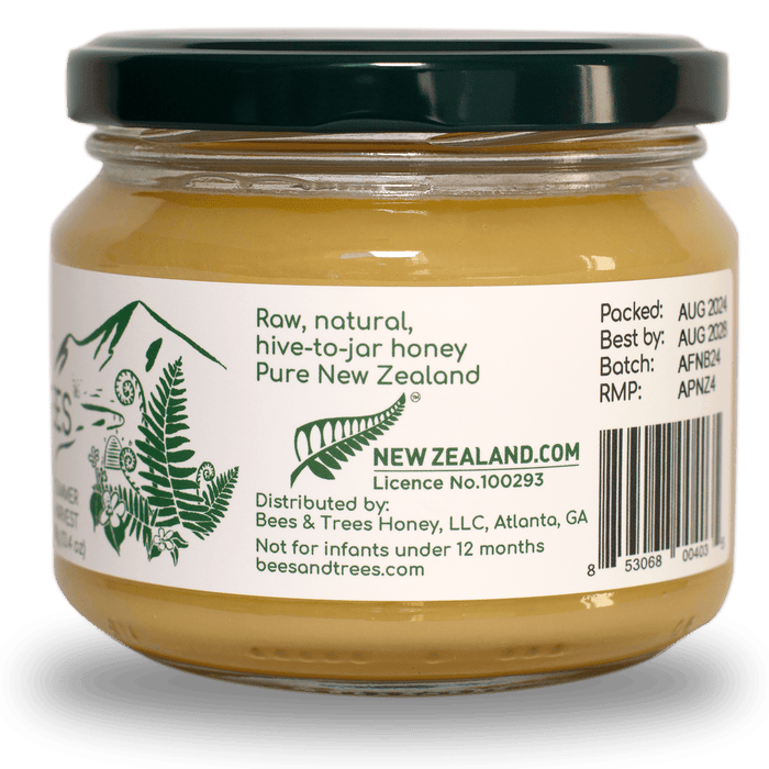 Native New Zealand Honey - Bees & Trees Manuka Honey