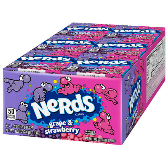 Nerds Clusters Grape + Strawberry – 3 oz bag - My Store wholesale supplier A1 main