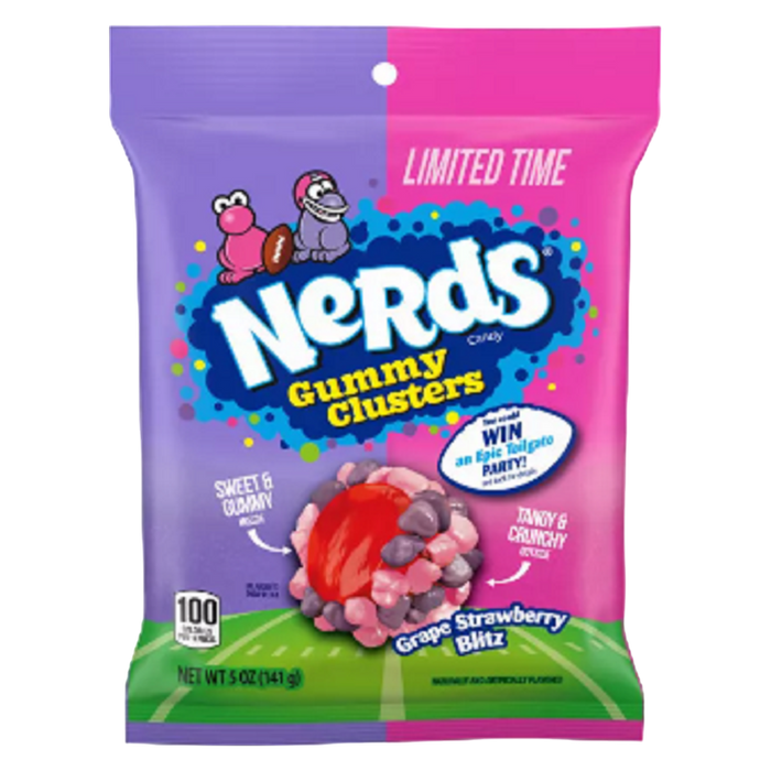 Nerds Clusters Grape + Strawberry – 3 oz bag - My Store wholesale supplier A1 main