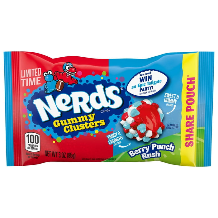 Nerds Gummy Clusters Berry Punch Rush 3oz/12pk - My Store wholesale supplier A1 main