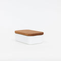 Noda Horo Enamel Butter Case with Wood Lid | Tortoise General Store