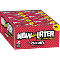 Now and Later Original Cherry Taffy Candy 0.93oz (Box of 24) - My Store wholesale supplier A1 main