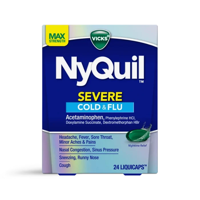 NyQuil SEVERE 2 pack of 24ct - A1 WHOLESALE LLC wholesale supplier A1 main