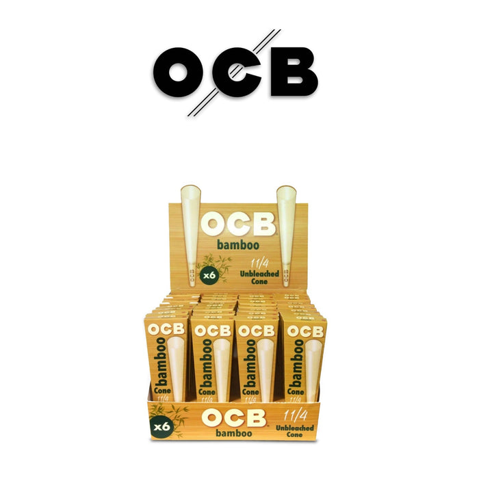 OCB Cones 1 1/4 6pk- 32ct - Rolling Papers OCB wholesale supplier A1 main