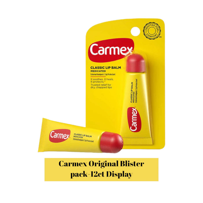Original Carmex Moisturizing Lip Balm Display Box 12 Tubes - Personal Care A1 WHOLESALE LLC wholesale supplier A1 main