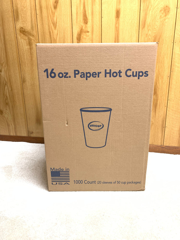 Paper hot cups 10oz, 12oz, 16oz 1000ct - My Store wholesale supplier A1 main