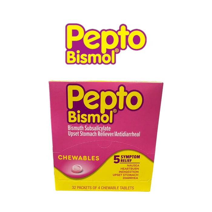 Pepto Bismol Diarrhea 4pk Original-32ct - Medicine Pepto bismol wholesale supplier A1 main