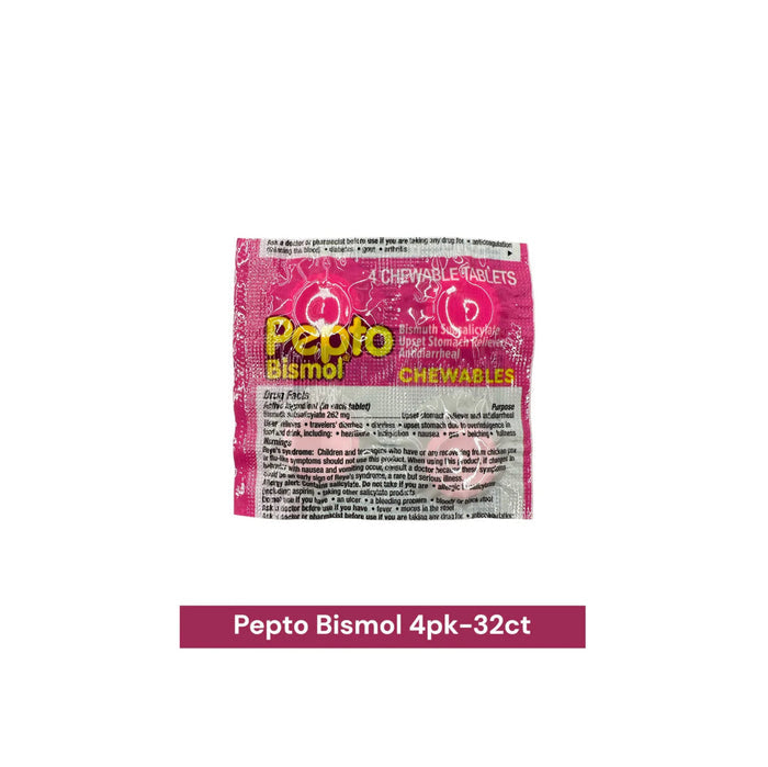 Pepto Bismol Diarrhea 4pk Original-32ct - A1 WHOLESALE LLC wholesale supplier A1 main