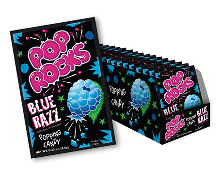 Pop Rocks Blue Raspberry Flavor (24 Packs Per Box) - UsaCandyWholesale.Com wholesale supplier A1 main