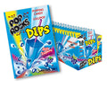 Pop Rocks Dip Blue Raspberry .63 oz (18 Packs Per Box) - UsaCandyWholesale.Com wholesale supplier A1 main
