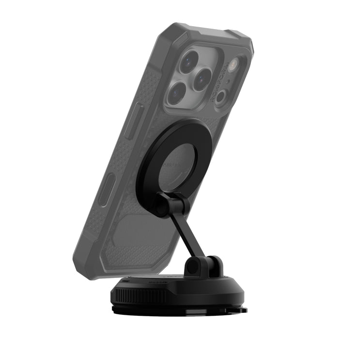 Portable MagSafe Suction Mount with phone