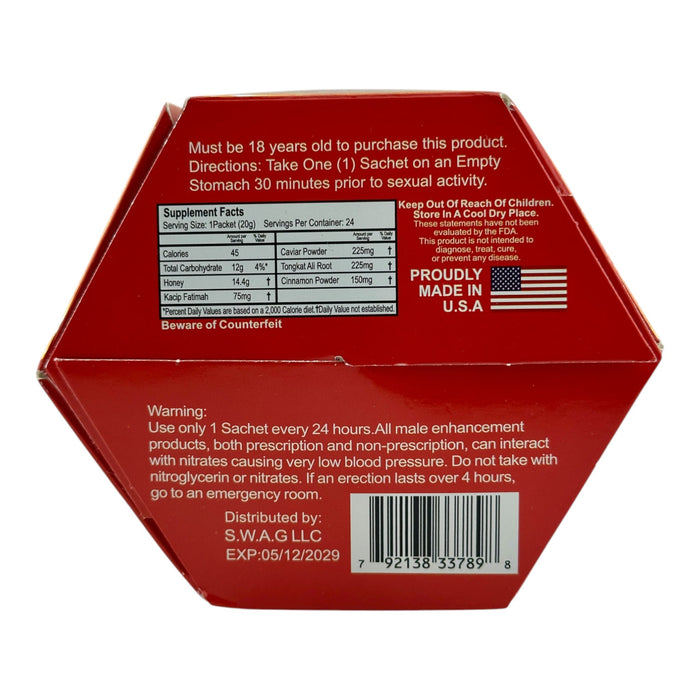 Premium Swag Honey – 24 Pack - Honey Packs Premium Swag wholesale supplier A1 main