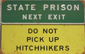 Prison Metal Tin Sign