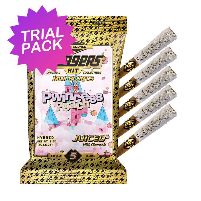 TRIAL PACK - Pwincess Peach Hybrid Mini Blunt 5-Pack