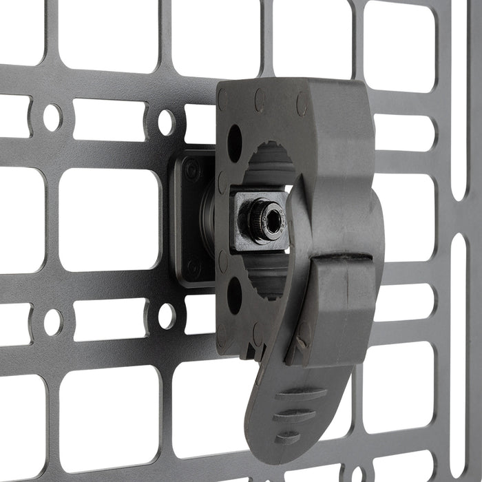 Quick Release Adjustable Clamp Mounts 1-1/4" to 1-5/8" Compatible with MOLLE Panels