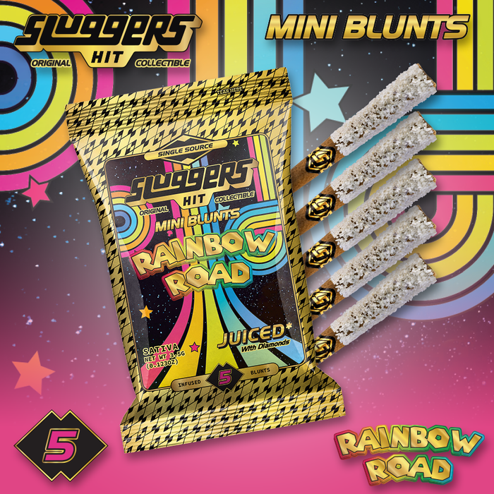 Sluggers Rainbow road mini blunts