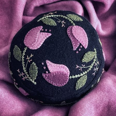 Raspberry Swirl Pincushion