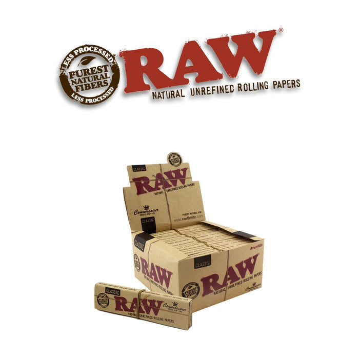 Raw Classic Connoisseur King Size Papers+Tips-24ct - Rolling Papers Raw wholesale supplier A1 main