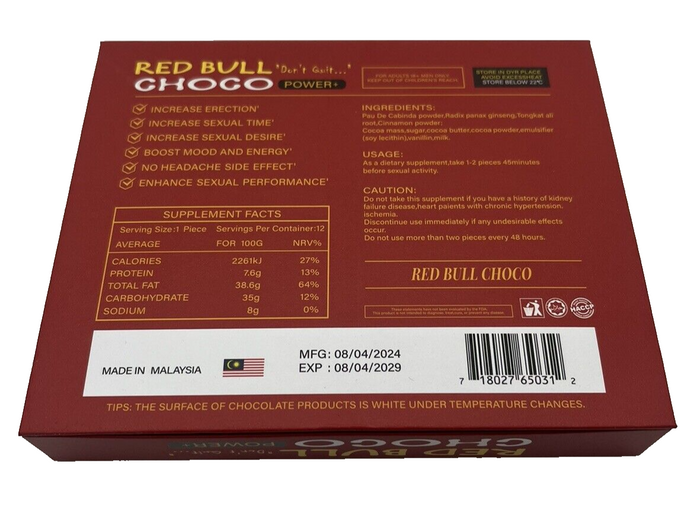 Red Bull Choco Enhancement 12-Pack - VITAL HONEY STORE wholesale supplier A1 main