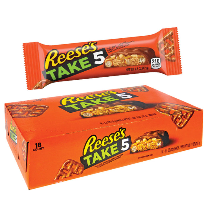 Reese's Take5 5 Layer Candy Bar 1.5 Oz. 18 Ct. - My Store wholesale supplier A1 main