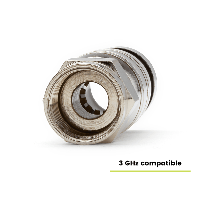 RG6 f connector, back, 10 piece
