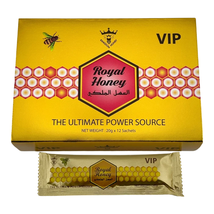 Royal Honey Packs – 12 Sachets (20g each) - Honey Packs Vigor Station wholesale supplier A1 main