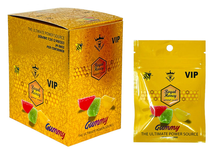 ROYAL HONEY SENSUAL ENHANCEMENT GUMMIES 3CT BAG / 12pack - VITAL HONEY STORE wholesale supplier A1 main