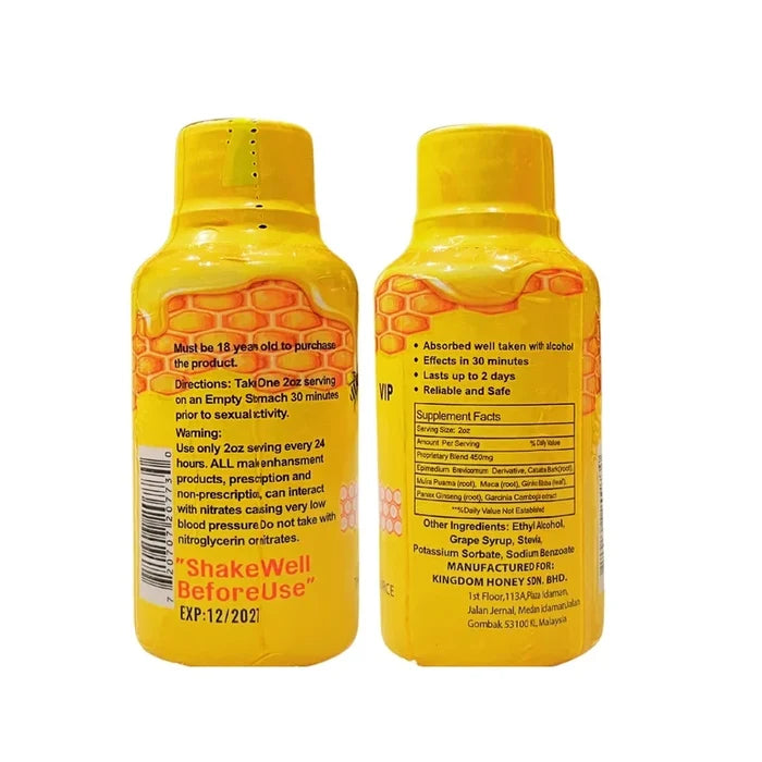 Royal honey shots (12 bottles) - VITAL HONEY STORE wholesale supplier A1 main