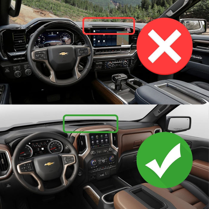 RubiGrid® GMC Sierra + Chevrolet Silverado Dash Mount
