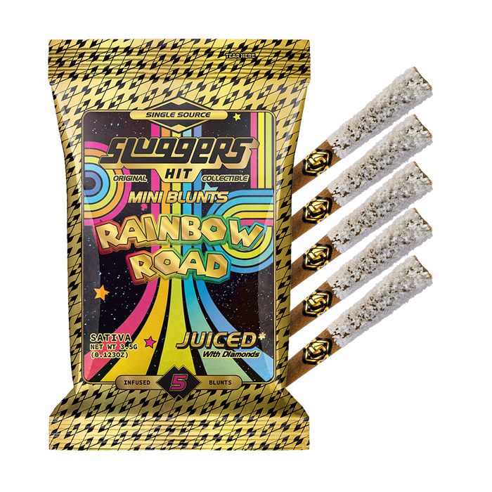Sluggers Rainbow Road Infused mini blunts