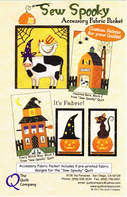 Sew Spooky Block of the Month Accessory Fabric Pack