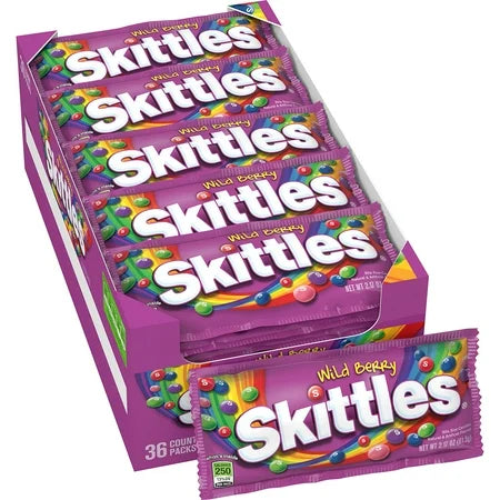 Skittles Wild Berry Candy 2.17 Oz. (36 Single Packs) - My Store wholesale supplier A1 main