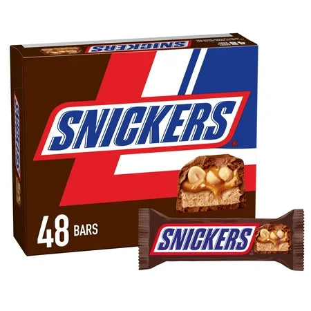 Snickers Original Candy Bar, Full Size, 1.86 Oz Bar, 48 Bars/Box - My Store wholesale supplier A1 main