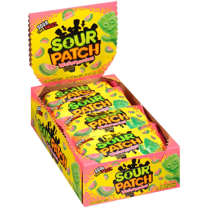 Sour Patch Kids Watermelon, 2 Oz, Box of 24 Pouches - My Store wholesale supplier A1 main