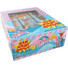Sour Power Candy Straws, Cotton Candy, 1.75 oz (Pack of 24) - My Store wholesale supplier A1 main