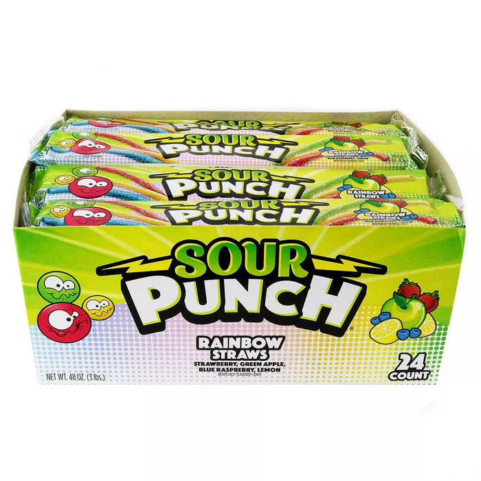 Sour Punch Rainbow Straws - My Store wholesale supplier A1 main