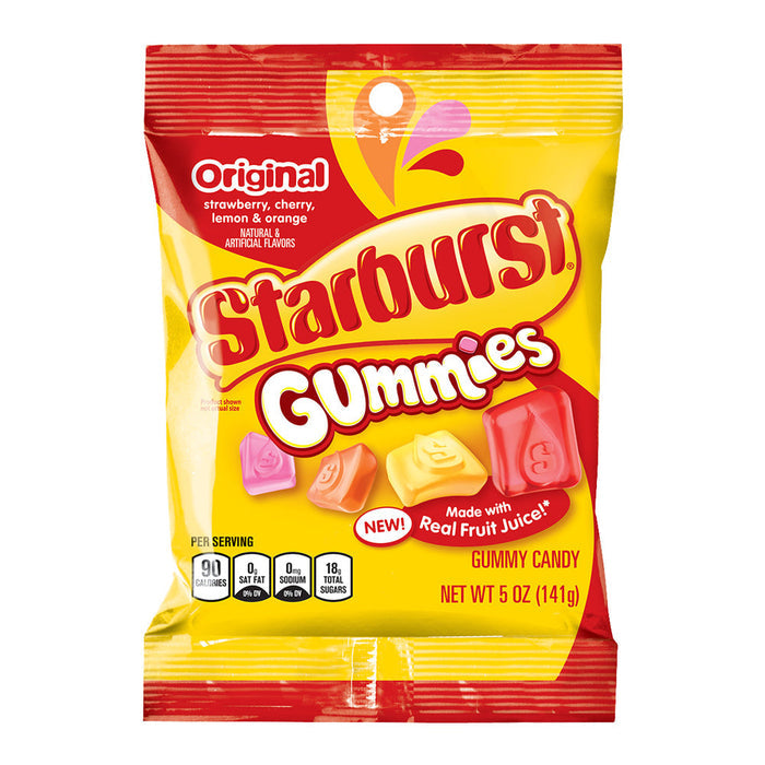 Starbust Original Gummies 5 oz Peg Bag - My Store wholesale supplier A1 main