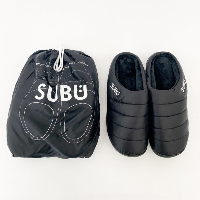 Subu Slippers Black - tortoise general store