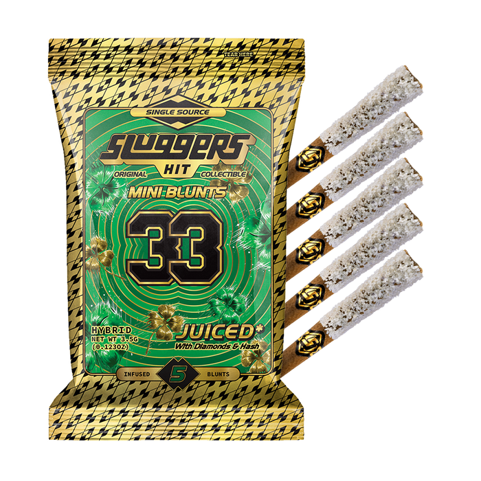 Sluggers 33 mini blunts, infused blunts