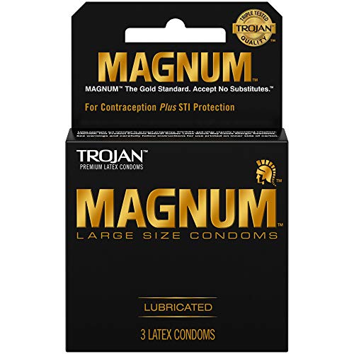 TROJAN Condom Magnum Lub 3s 6 Per Package - Family Planning TROJAN wholesale supplier A1 main
