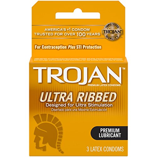TROJAN Condom Ribbed 3s 6 Per Package - Family Planning TROJAN wholesale supplier A1 main