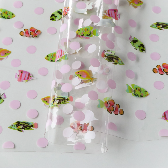 Tula Pink School Crossing Pink Vinyl - 1/2 yard Cut