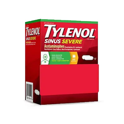 Tylenol Sinus Severe Daytime Caplets 24ct | Wholesale Case - Medicine A1 WHOLESALE LLC wholesale supplier A1 main