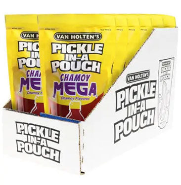 Van Holtens Jumbo Chamoy Mega Pickle Pouches 12ct - Snacks Van Holten's wholesale supplier A1 main