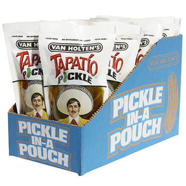 Van Holtens Jumbo Tapatio Pickle Pouches 12ct - Snacks Van Holten's wholesale supplier A1 main